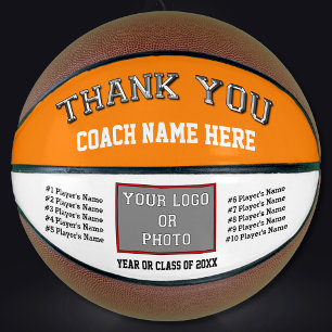 Balón De Baloncesto Baloncesto naranja y blanco, baloncesto Personaliz