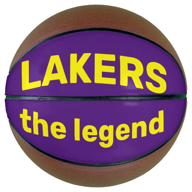 Balón De Baloncesto Baloncesto para fans de Lakers (Anverso)