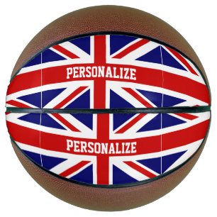 Balón De Baloncesto Baloncesto personalizado Bandera de la Unión Brit