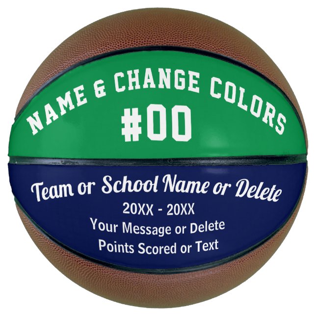Balón De Baloncesto Baloncesto Personalizado Personalizable (Anverso)