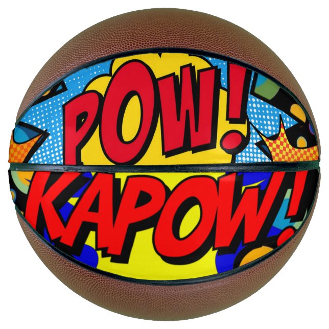 Balón De Baloncesto Baloncesto Pow Kapow (Anverso)