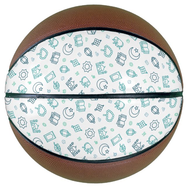 Balón De Baloncesto Baloncesto Ramadan Doodles (Anverso)