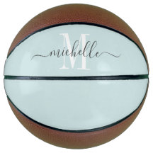 Baloncesto rosa monocromático Chica personalizado