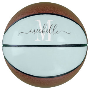 Balón De Baloncesto Baloncesto rosa monocromático Chica personalizado