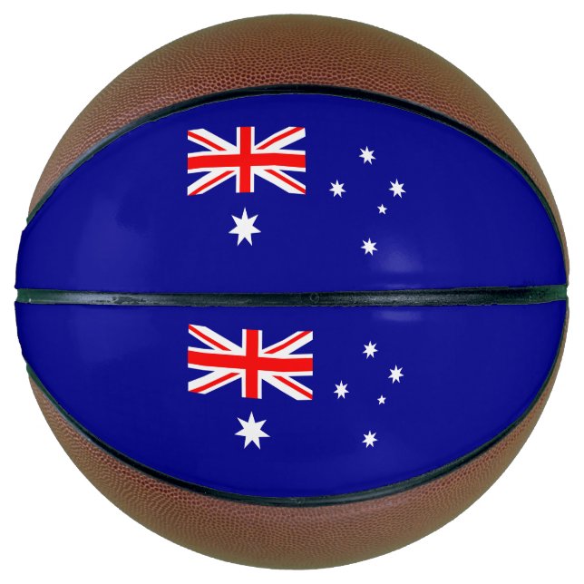 Balón De Baloncesto Bandera australiana patriótica (Anverso)