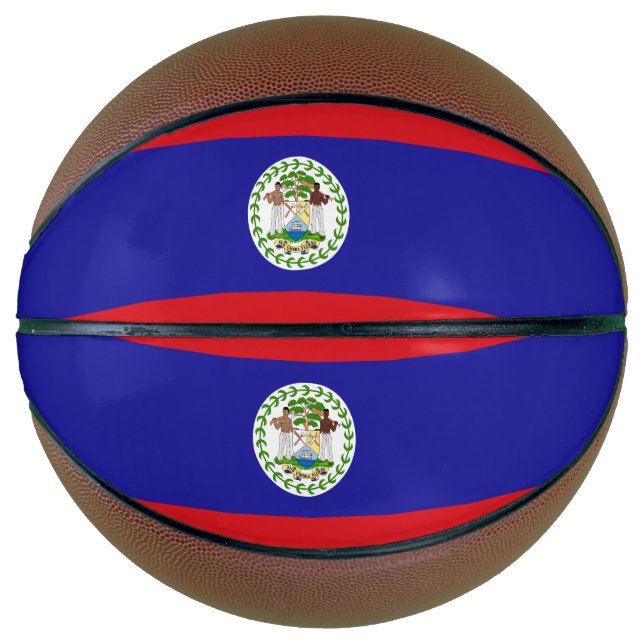 Balón De Baloncesto Bandera Beliceña (Anverso)