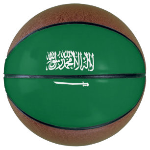 Balón De Baloncesto Bandera de Arabia Saudita