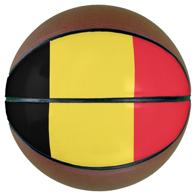 Balón De Baloncesto Bandera de Bélgica (Anverso)