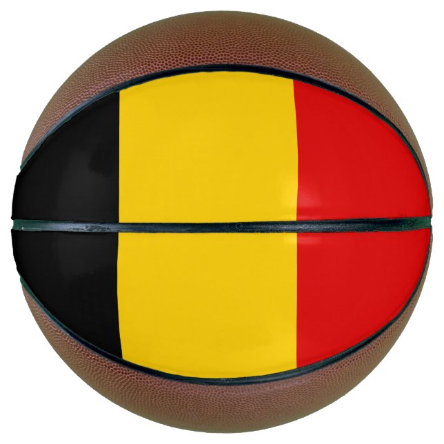Balón De Baloncesto Bandera de Bélgica (Anverso)
