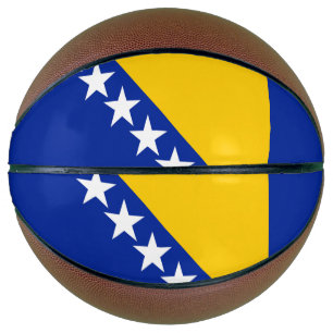 Balón De Baloncesto Bandera de Bosnia y Herzegovina