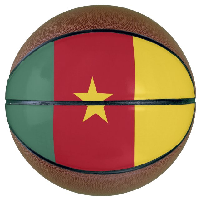 Balón De Baloncesto Bandera de Camerún (Anverso)