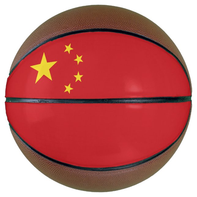 Balón De Baloncesto Bandera de China (Anverso)