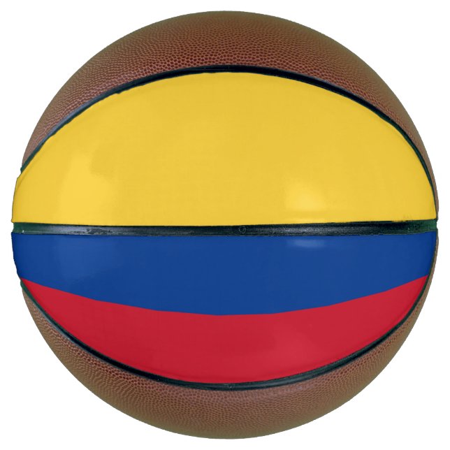 Balón De Baloncesto Bandera de Colombia (Anverso)