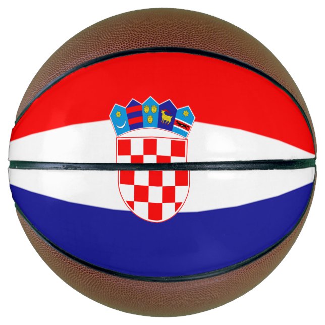 Balón De Baloncesto Bandera de Croacia (Anverso)