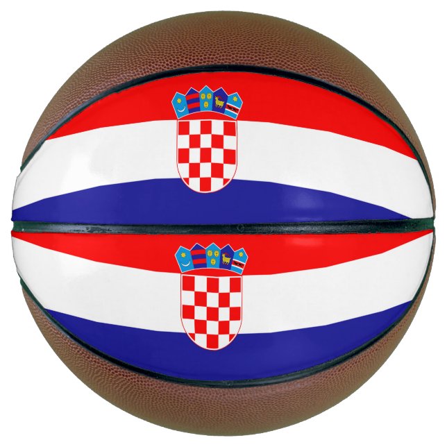 Balón De Baloncesto Bandera de Croacia (Anverso)