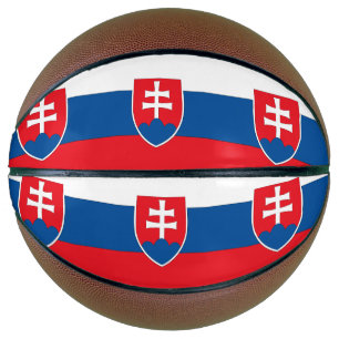 Balón De Baloncesto Bandera de Eslovaquia