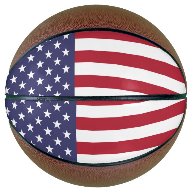 Balón De Baloncesto Bandera de Estados Unidos de Estados Unidos (Anverso)