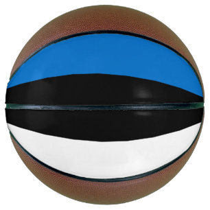 Balón De Baloncesto Bandera de Estonia
