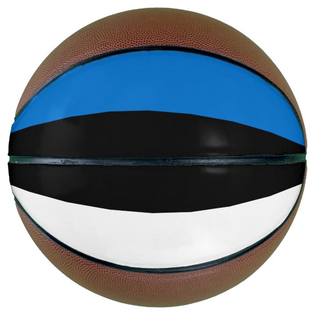Balón De Baloncesto Bandera de Estonia (Anverso)