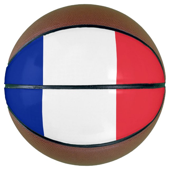 Balón De Baloncesto Bandera de Francia (Anverso)