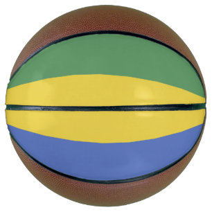 Balón De Baloncesto Bandera de Gabón