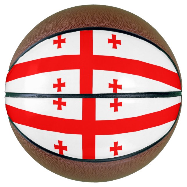 Balón De Baloncesto Bandera de Georgia (Anverso)