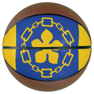 Balón De Baloncesto Bandera de Hamilton, provincia de Ontario, CANADÁ