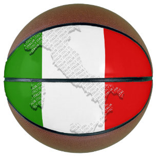 Balón De Baloncesto Bandera de Italia