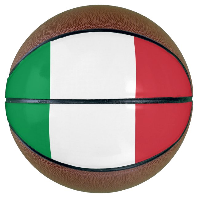 Balón De Baloncesto Bandera de Italia (Anverso)