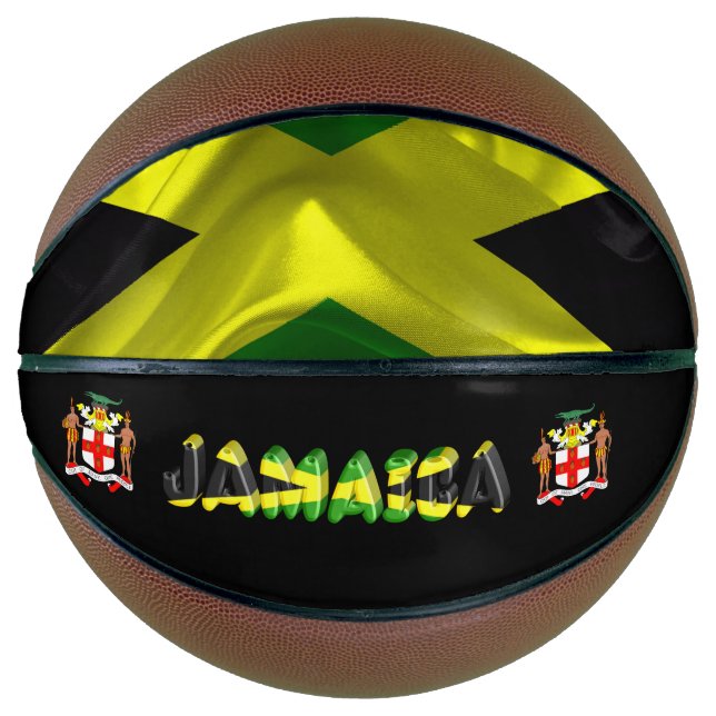 Balón De Baloncesto Bandera de Jamaica (Anverso)