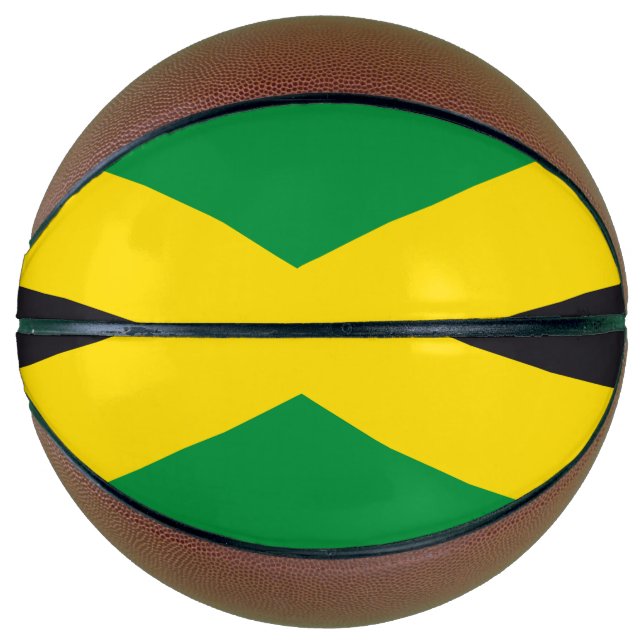 Balón De Baloncesto Bandera de Jamaica (Anverso)