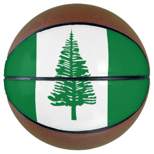 Balón De Baloncesto Bandera de la isla Norfolk