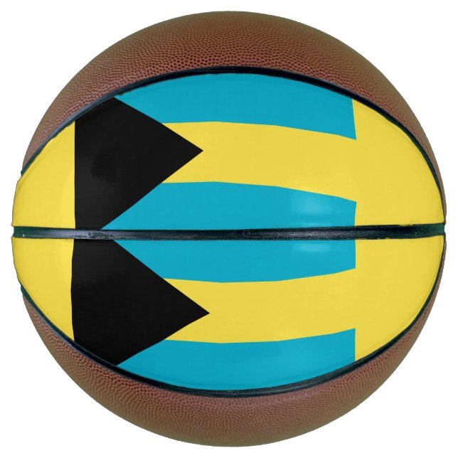 Balón De Baloncesto Bandera de las Bahamas (Anverso)