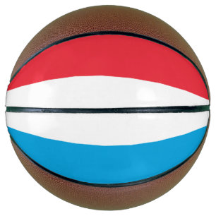 Balón De Baloncesto Bandera de Luxemburgo
