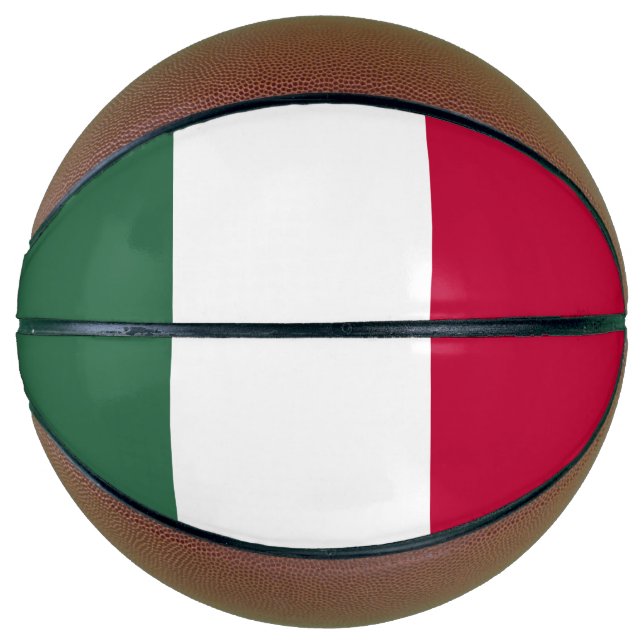Balón De Baloncesto Bandera de México (Anverso)