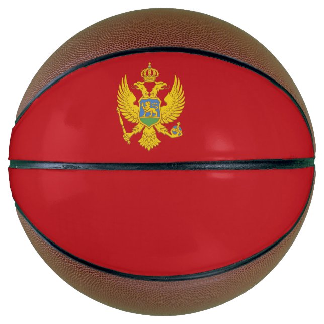 Balón De Baloncesto Bandera de Montenegro (Anverso)