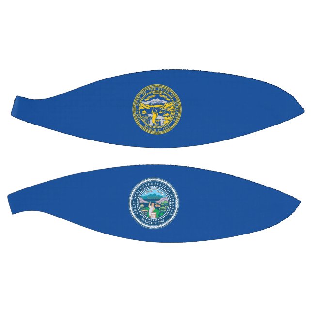 Balón De Baloncesto Bandera de Nebraska (Paneles)