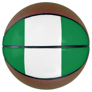 Balón De Baloncesto Bandera de Nigeria