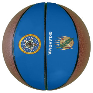 Balón De Baloncesto Bandera de Oklahoma