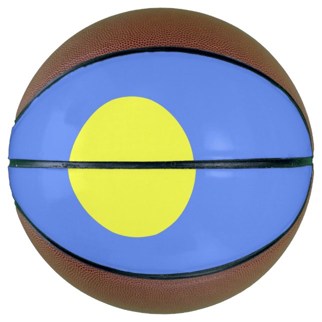 Balón De Baloncesto Bandera de Palau (Anverso)