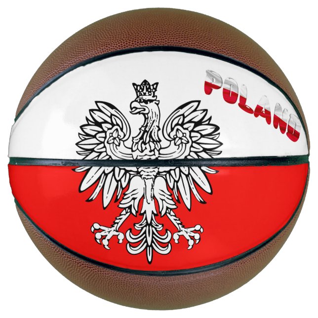 Balón De Baloncesto Bandera de Polonia (Anverso)