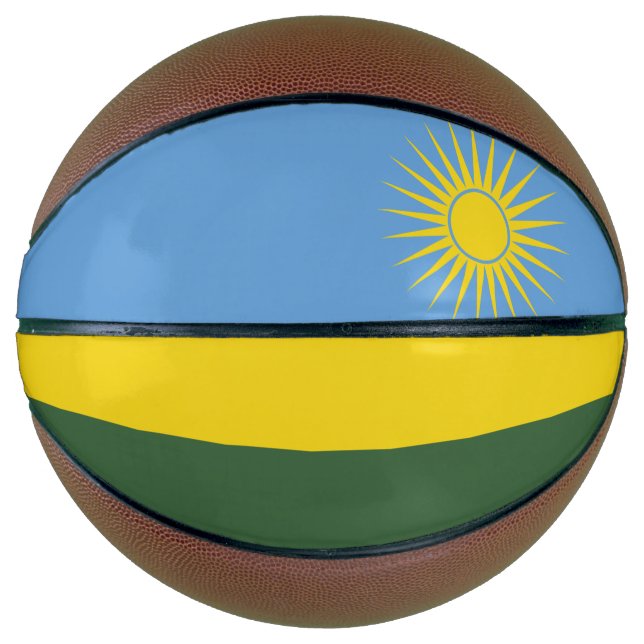 Balón De Baloncesto Bandera de Ruanda (Anverso)
