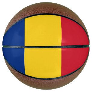 Balón De Baloncesto Bandera de Rumania