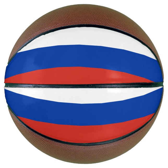 Balón De Baloncesto Bandera de Rusia (Anverso)