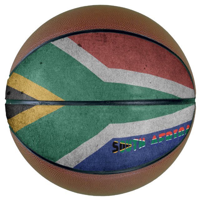 Balón De Baloncesto Bandera de Sudáfrica (Anverso)