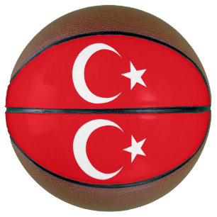 Balón De Baloncesto Bandera de Turquía