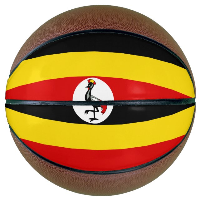 Balón De Baloncesto Bandera de Uganda (Anverso)
