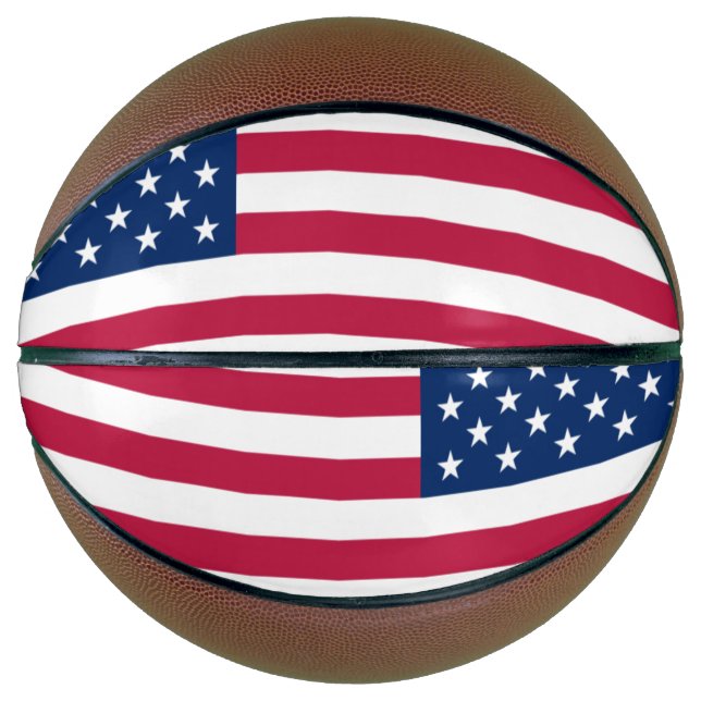 Balón De Baloncesto bandera de usa (Anverso)