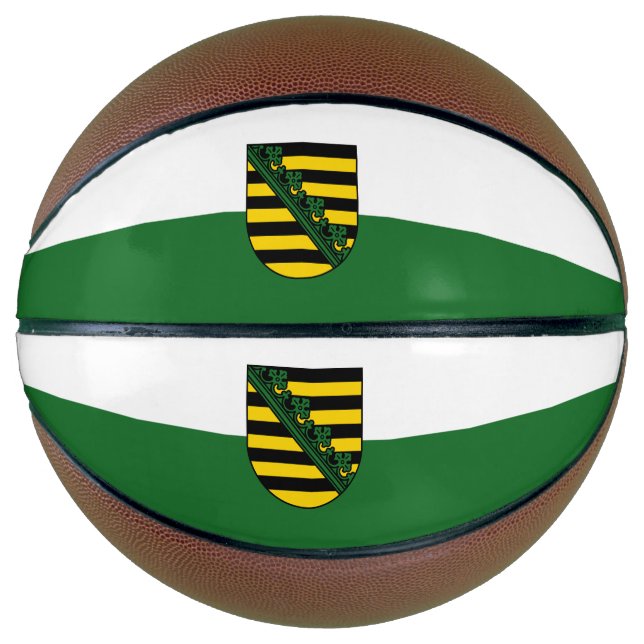 Balón De Baloncesto Bandera del baloncesto de Sajonia (Anverso)