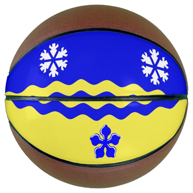 Balón De Baloncesto Bandera del Príncipe Jorge, Columbia Británica (Anverso)